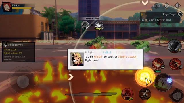 My Hero Academia: The Strongest Hero - Первый взгляд на Мою Академию Героев (ios) смотреть онлайн