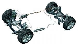 Пневмоподвеска автомобиля Vw Touareg 2 поколения! (NF/FL)