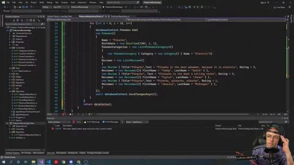 Unit Testing in C# 2022: 8. Web API Entity Framework