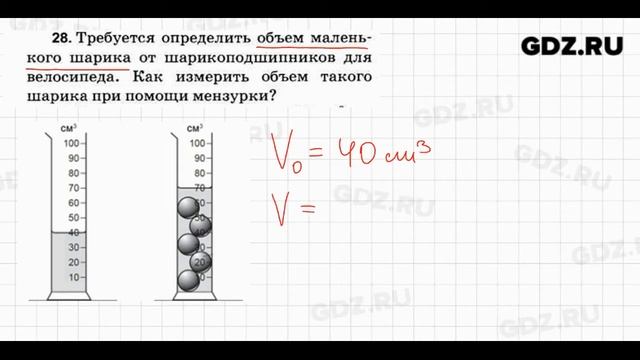 № 28 - Физика 7-9 класс Пёрышкин сборник задач смотреть онлайн