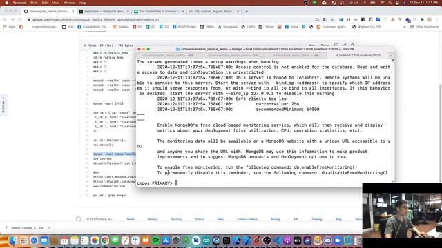 Setup Replica MongoDB and Test FailOver in 10 Minutes (Eng.) смотреть онлайн
