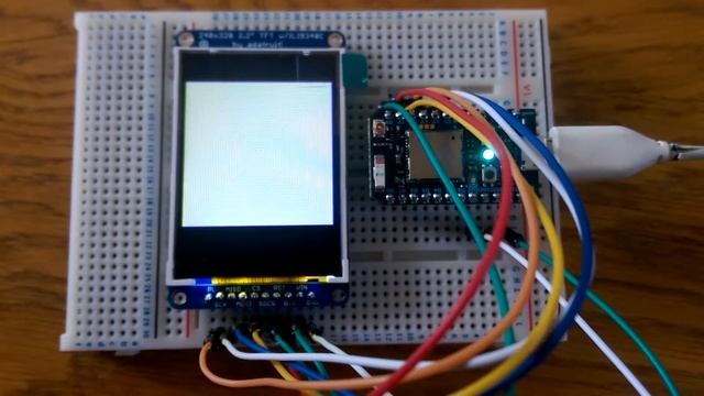 Particle Photon with Adafruit 2.2" display смотреть онлайн