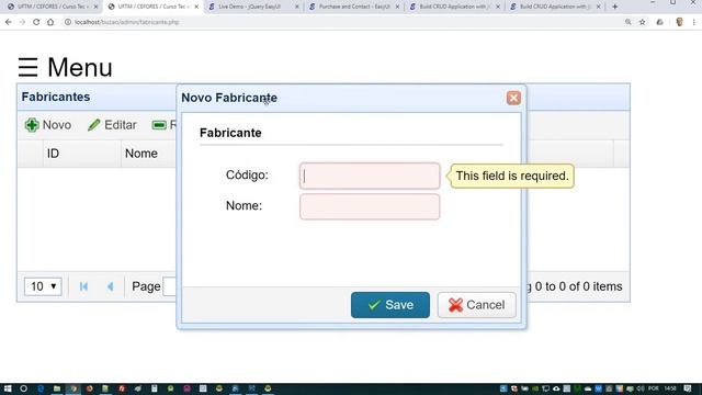 UFTM / Cefores / CTIT - Linguagem de Programação 1 - PHP - Aula 12 - 21/10/2019 смотреть онлайн
