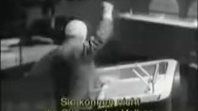 Хрущёв, я вам покажу  12 октября 1960 года Никита Сергеевич произнес с трибуны ООН