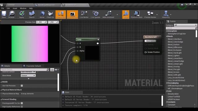 how to create a gradient color in unreal engine смотреть онлайн