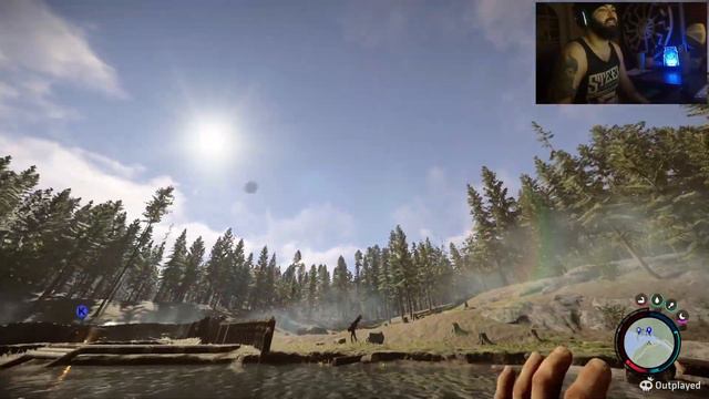 building our first house in SONS OF THE FORREST pt 1 смотреть онлайн