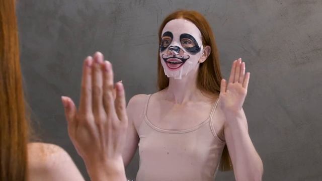 Маска для лица тканевая "Панда" Fabrik cosmetology смотреть онлайн
