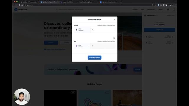 How to bridge tokens from Ethereum to Polygon using OpenSea смотреть онлайн