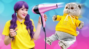 Мультики для детей про мягкие игрушки. Дымок узнал что такое ФЕН. Видео про игрушки