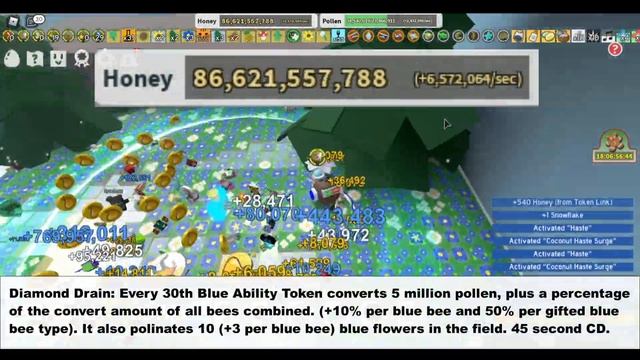 Getting the Diamond Mask! OP Stats + Diamond Drain! - Roblox Bee Swarm Simulator смотреть онлайн