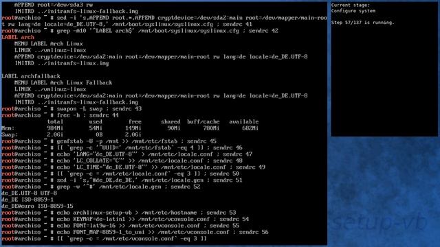 Arch Linux installation recording to kernel 5.0.10-arch1-1-ARCH смотреть онлайн