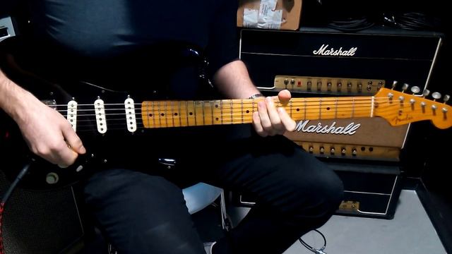 SPEED TEST - Fender Stratocaster Japan 1986 Gilmour Black Strat Style смотреть онлайн