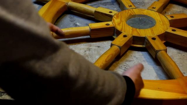 как сделать штурвал из дерева своими руками (обзор) смотреть онлайн