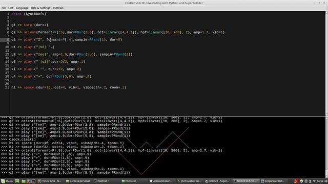 chmod 755 | Livecoding FoxDot ( python ) смотреть онлайн