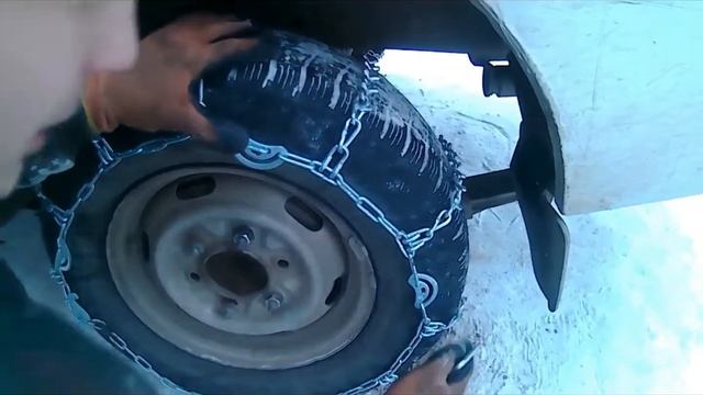 Цепи на колёса #Установка смотреть онлайн