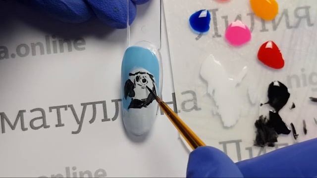 Попугай. Мастер-класс гель-лаками Лилии Нигматуллиной смотреть онлайн