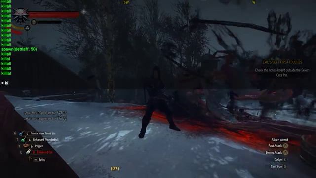 The Witcher 3 | Dettlaff Boss Battle | Very Hard (Deathmarch) смотреть онлайн