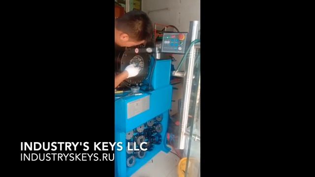 Станок для производства РВД BNT 32D смотреть онлайн