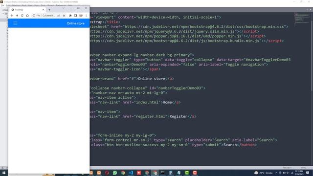 Bootstrap Navbar смотреть онлайн