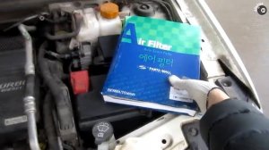 Замена воздушного фильтра Chevrolet Captiva 2.2D / Шевроле Каптива