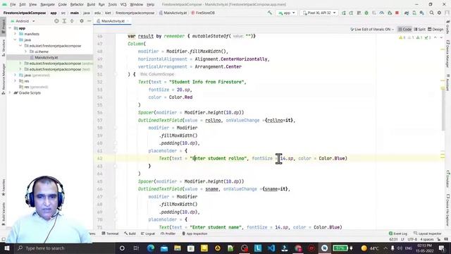 Jetpack Compose -6- Insert Record in Firestore using Jetpack Compose | Dr Vipin Classes смотреть онлайн