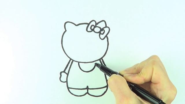 how to draw hello kitty/как нарисовать hello kitty смотреть онлайн
