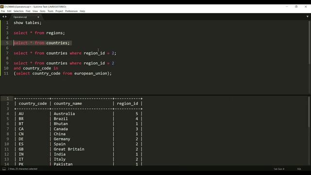 #9: Set Operators | SQL смотреть онлайн