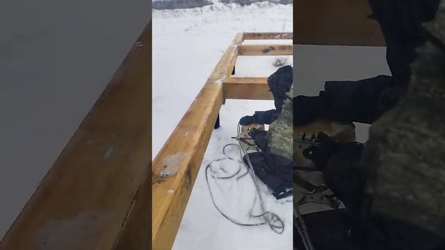 Строим#тяжёлая лиственница #2021 зима смотреть онлайн