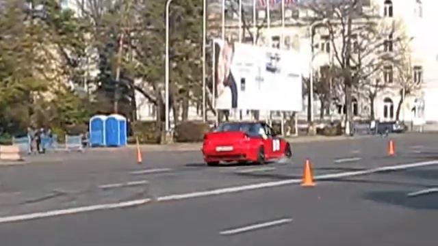 Фигурное вождение. Алматы, Казахстан. 2009 смотреть онлайн