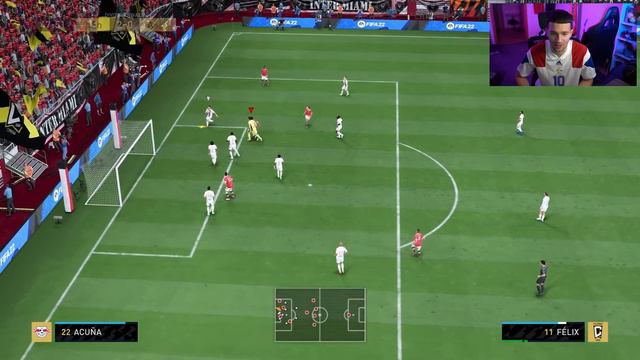 ПОВТОРИЛ ЛЕГЕНДАРНЫЙ ГОЛ ЗА ЛЮБИМОГО ИГРОКА! / КРИШТИАНУ РОНАЛДУ В FIFA22