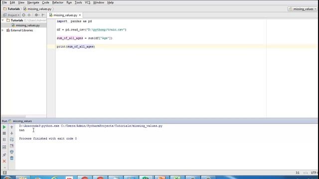 Python for Data Science Tutorial | Missing Values - 1 смотреть онлайн