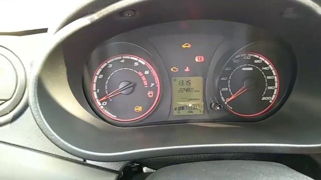 Как убрать чек на калине 2 смотреть онлайн