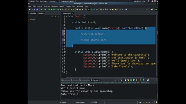 Java Absolute Beginner to Pro Tutorial - 8 - Methods смотреть онлайн