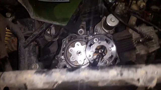 Автоматическое сцепление на квадроцикле 125 кубов.