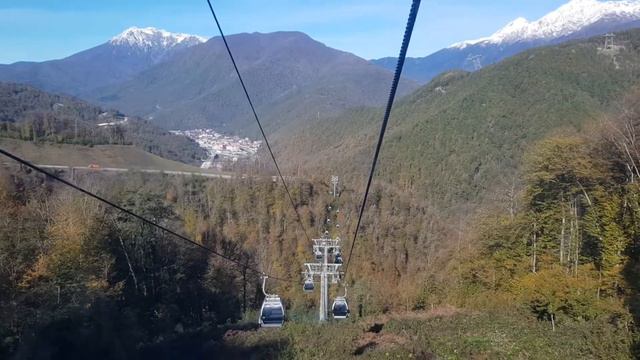 Подъемник Роза Хутор. смотреть онлайн