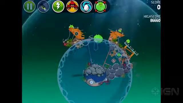 Angry Birds Space Pig Dipper Level 6-27 3-Star Walkthrough169 смотреть онлайн