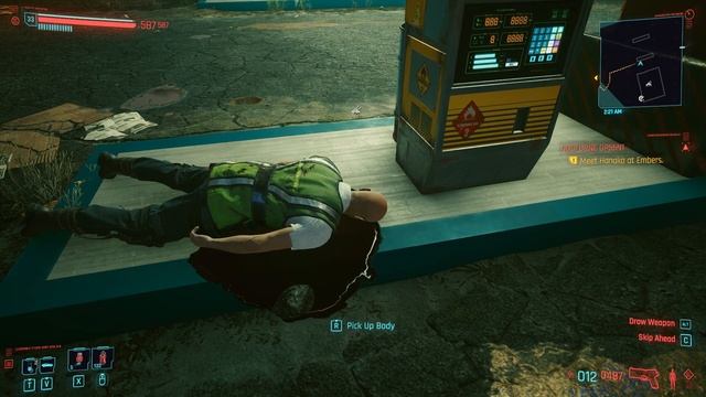 Cyberpunk 2077 Zombie Food Vendor Glitch смотреть онлайн