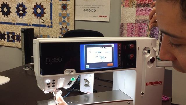 Threading the Bernina 880 Plus смотреть онлайн