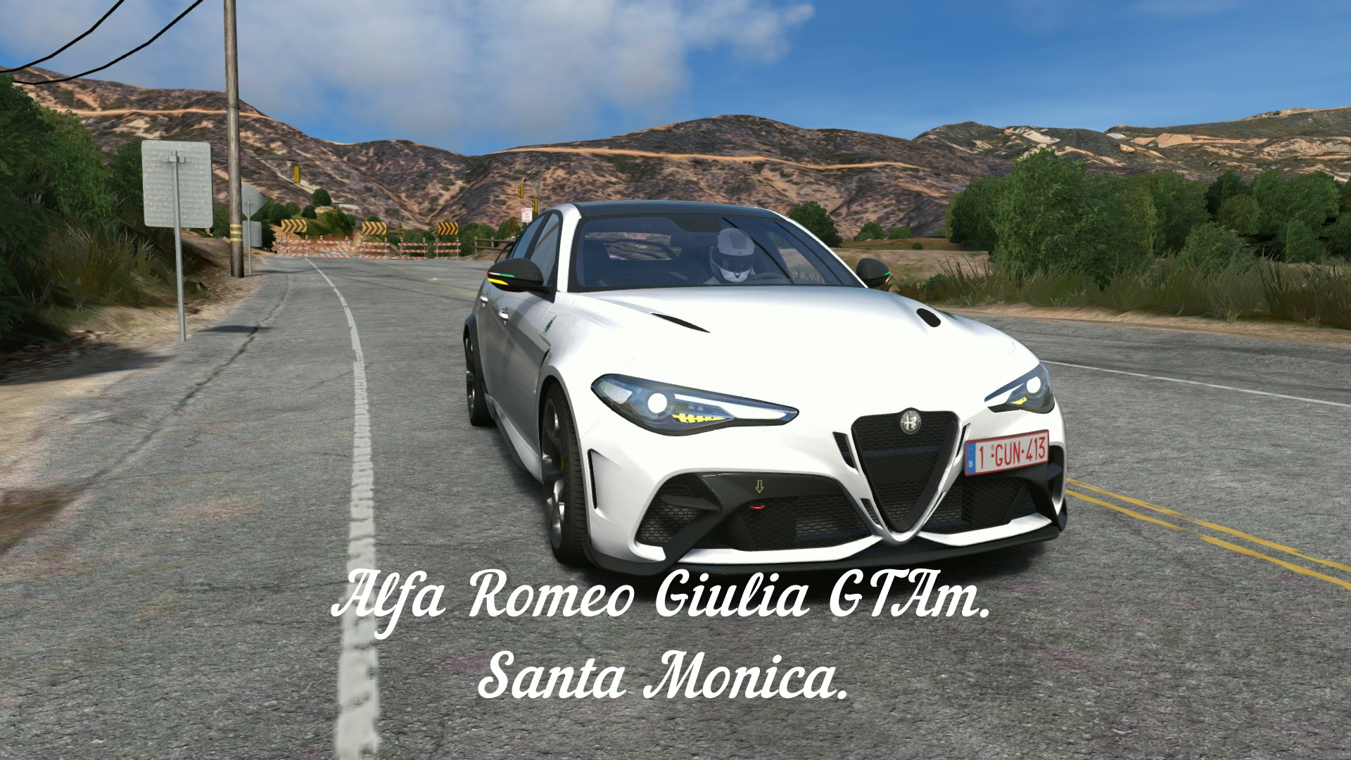 Alfa Romeo Giulia GTAm - Santa Monica | Assetto Corsa. смотреть онлайн