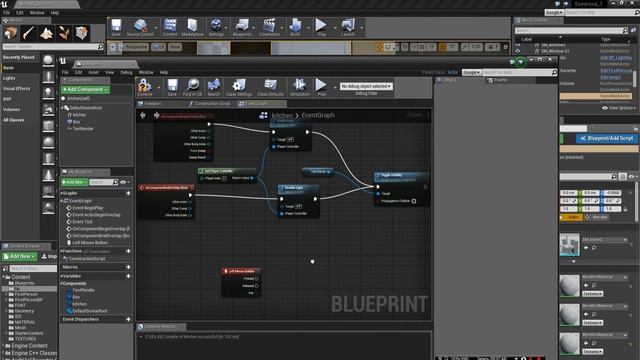 30 Смена материалов на объектах, всплывающий текст, подсвечивание рамкой в Unreal Engine смотреть онлайн