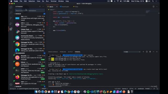 EP. 13 - มาใช้ VS Code Debugging Node.js และ React.js กันดีกว่า смотреть онлайн