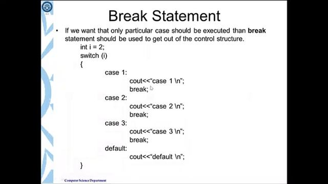 What is Switch statement || break statement with definition and syntax in C++ смотреть онлайн