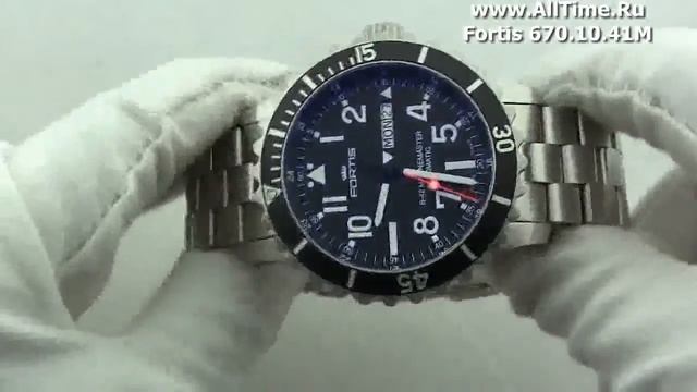 Обзор. Мужские наручные часы Fortis 670.10.41M смотреть онлайн