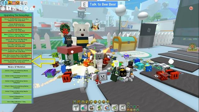 ГАЙД по КВЕСТАМ? ЧАСТЬ 4?Bee Bear 11-15 квесты?BEESMAS 2022 - 2023 ?Bee Swarm Simulator Roblox смотреть онлайн