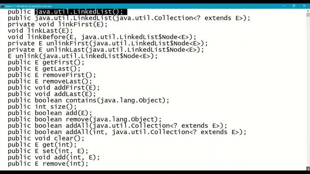 Java Collections Framework #268 || LinkedList class with iterator() Method ||Cursors in Collection смотреть онлайн