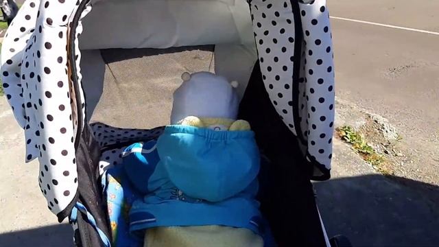 Максим не лежит на спине в коляске II Обзор коляски смотреть онлайн
