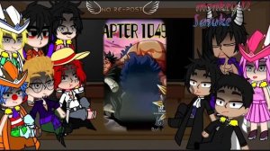 Old era reaction to new era + Luffy Joyboy . One piece react to Luffy. GCRV