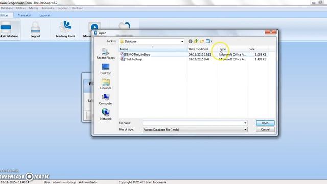 Aplikasi Program Software Toko - ITBrain Indonesia | Cara Restore Database смотреть онлайн