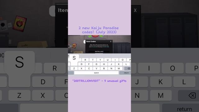 2 NEW KAIJU PARADISE CODES! - 3,000 Credits & 5 Unusual Gifts!! (JULY 2023) #roblox #kaijuparadise смотреть онлайн