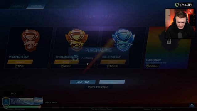 MY *LUCKIEST* SEASON 9 TOURNAMENT REWARD OPENING IN ROCKET LEAGUE! смотреть онлайн